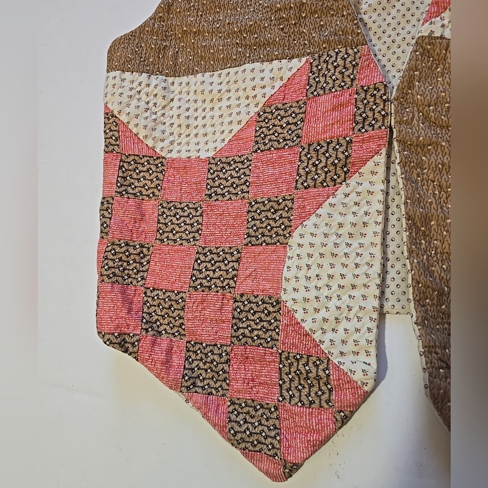 Vintage Original By Darlene Noerenberg Patchwork Vest - Picture 2 of 7